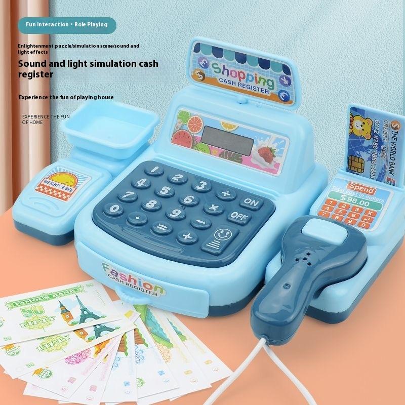 Toy Cash Register - 【جديد】1 مجموعة من ألعاب المحاكاة الإلكترونية
