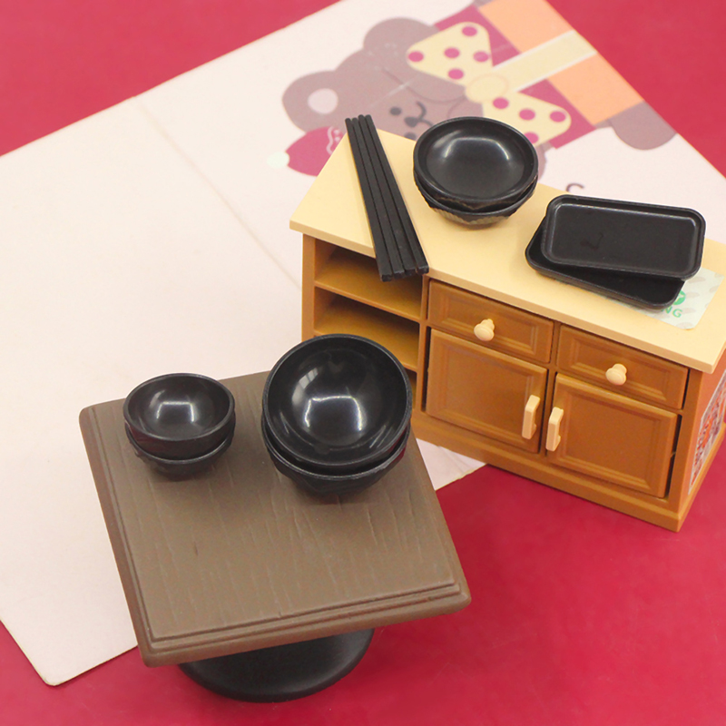 طبق عشاء مصغر ووعاء عيدان طعام - مراجعة Kids Toys Kitchen Set وسعره