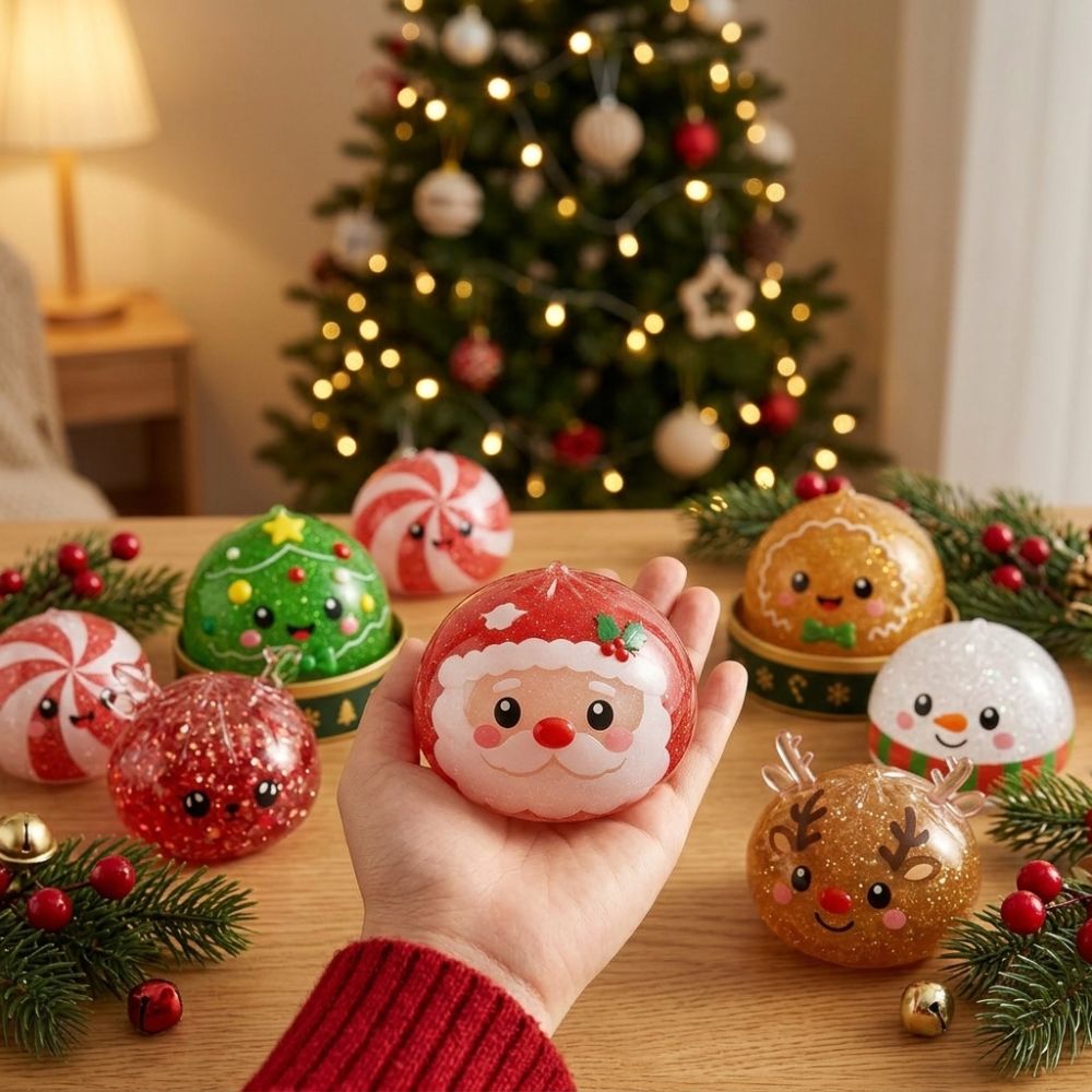 لعبة ضغط إسفنجية على شكل زلابي - مراجعة Kids Toys Xmas وسعره