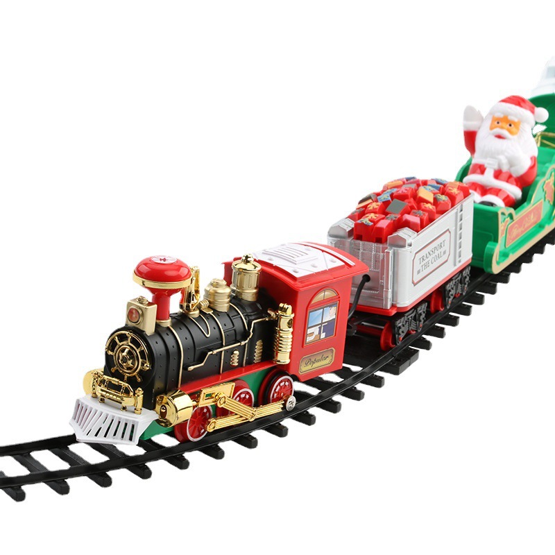 مجموعة قطار الكريسماس الكهربائ - مراجعة Kids Toys Xmas وسعره